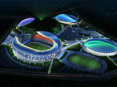 الإضاءة مشروع المركز الرياضي الأولمبي في تسونيى ، وقويتشو