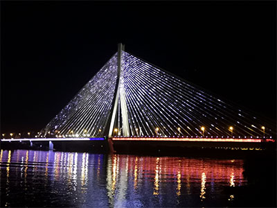 هاربين songpu جسر هندسة الإضاءة